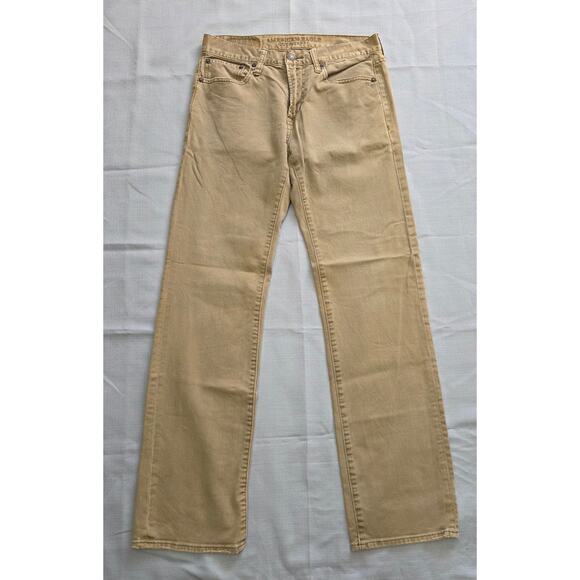 American Eagle Outfitters Tan Core Flex Jeans Men's Size 31x34 - Picture 2 of 4